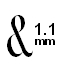 1.1mm