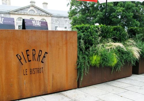 corten planter