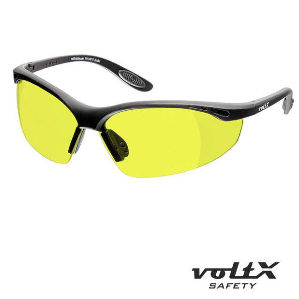 Gafas de Seguridad con magnificación Incluye cordón con Tope Regulable voltX Constructor con Estuche Ahumado/Gris dioptría +2,00 