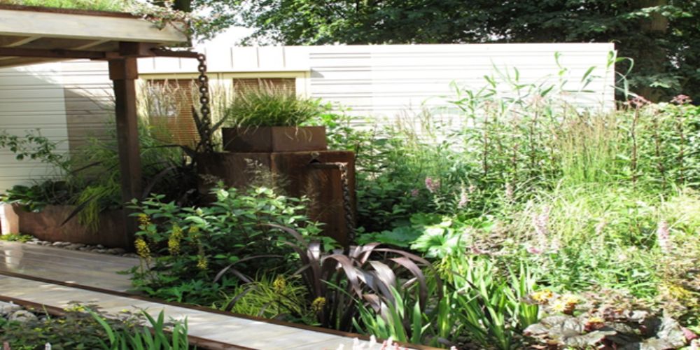 Rainwater SuDS planters