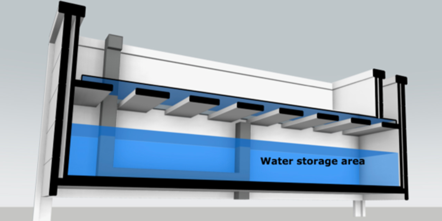 Rainwater SuDS planters
