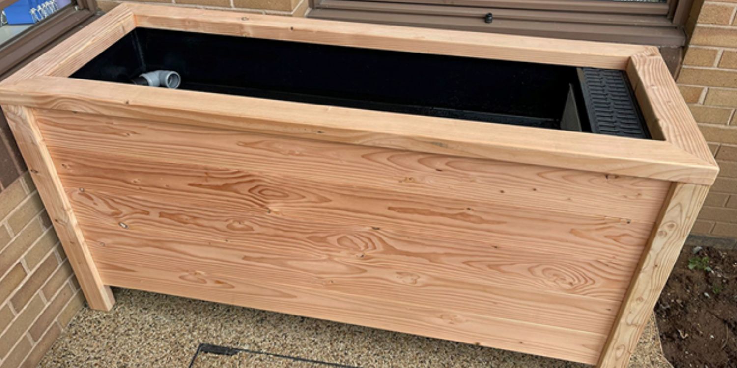 Rainwater SuDS planters