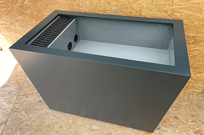 Rainwater SuDS planters