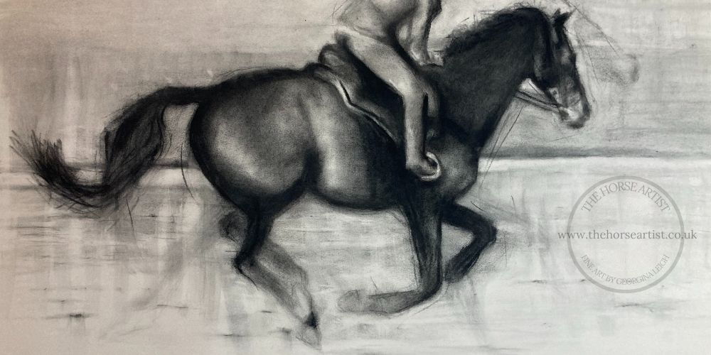 Horse Galloping Drawing