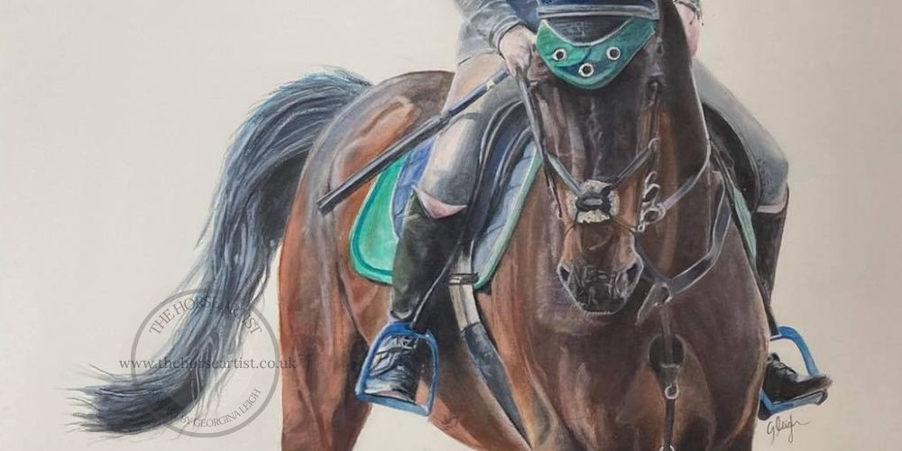 Watercolour Horse Portrait