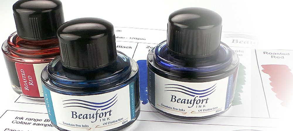 Our fountain pen ink is available in a choice of sumptuous colours