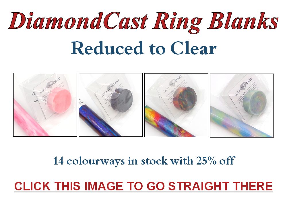 All DiamondCast Ring Blanks - Reduced to Clear