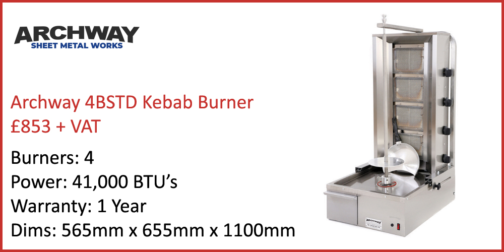 Archway 4BSTD Kebab Burner