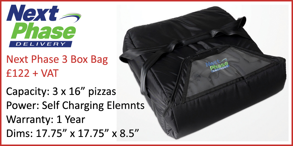 Next Phase Pizza Delivery Bag