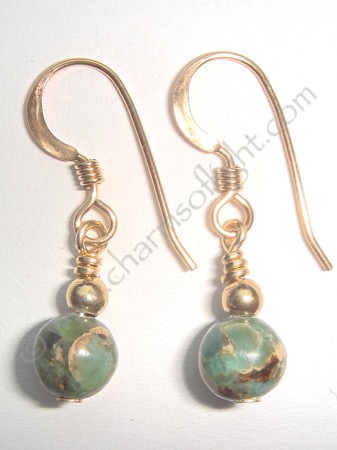 Variscite Earrings