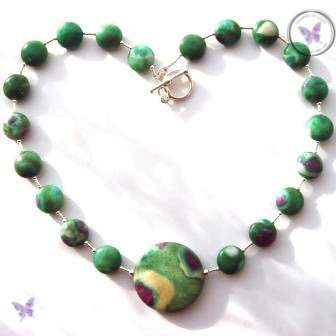 Ruby Fuchsite Necklace