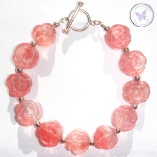 Strawberry Quartz Bracelet