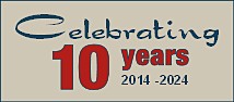 Celebrating 10 years in business - 2014 to 2024