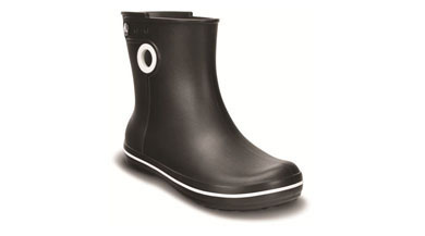 Plain black wellington boot for winter