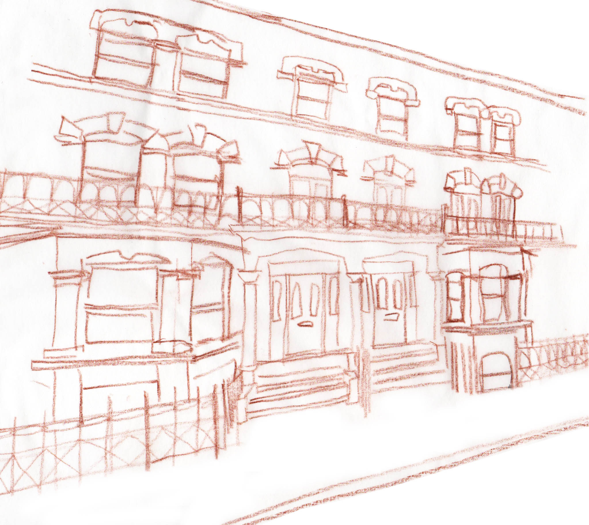 Hammersmith House Extension Sketch
